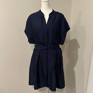 Elegant Navy Blue Dress